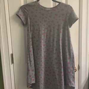 LuLaRoe Scarlett Pink Heart Dress
